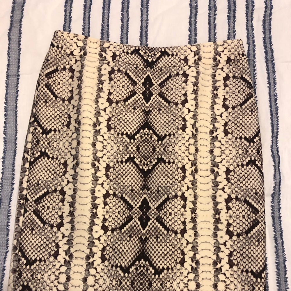 J.Crew No.2 Pencil Skirt - Sexy Snake Print